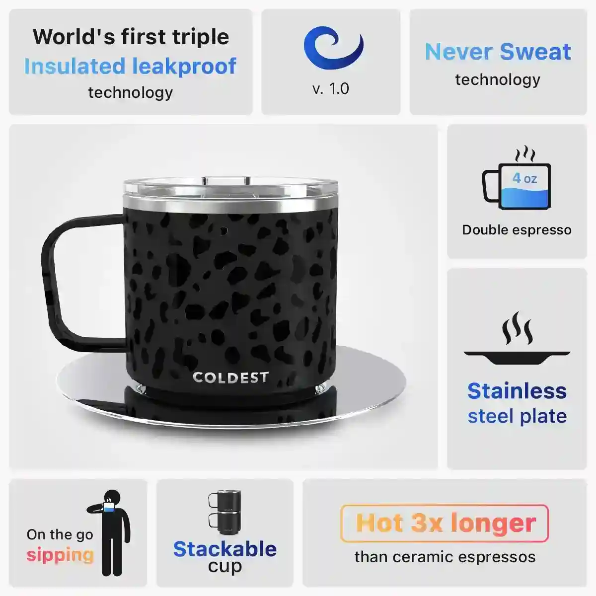 Insulated Espresso Cup by Coldest - Image 24